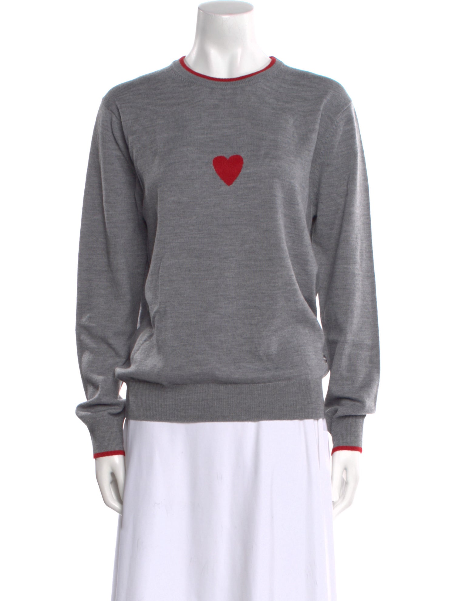 Markus Lupfer Merino Wool Graphic Print Sweater w/ Tags