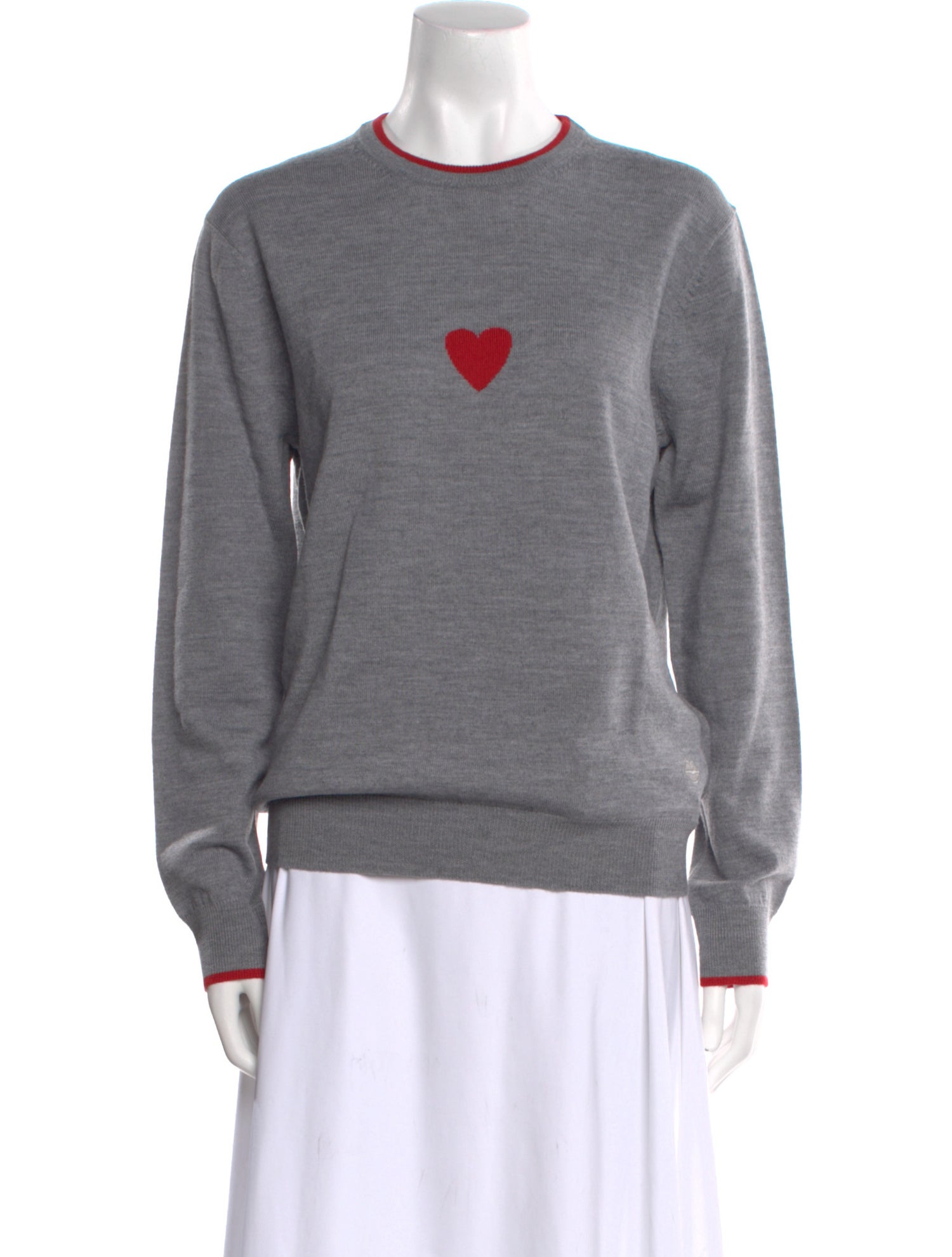 Markus Lupfer Merino Wool Graphic Print Sweater w/ Tags