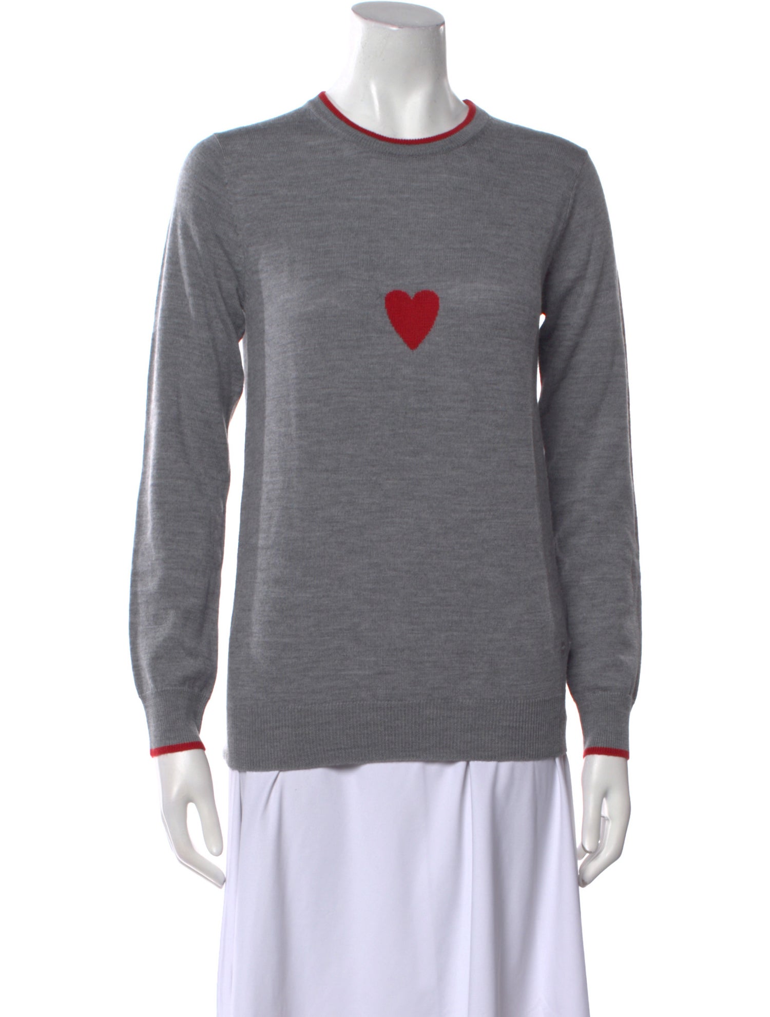 Markus Lupfer Merino Wool Graphic Print Sweater