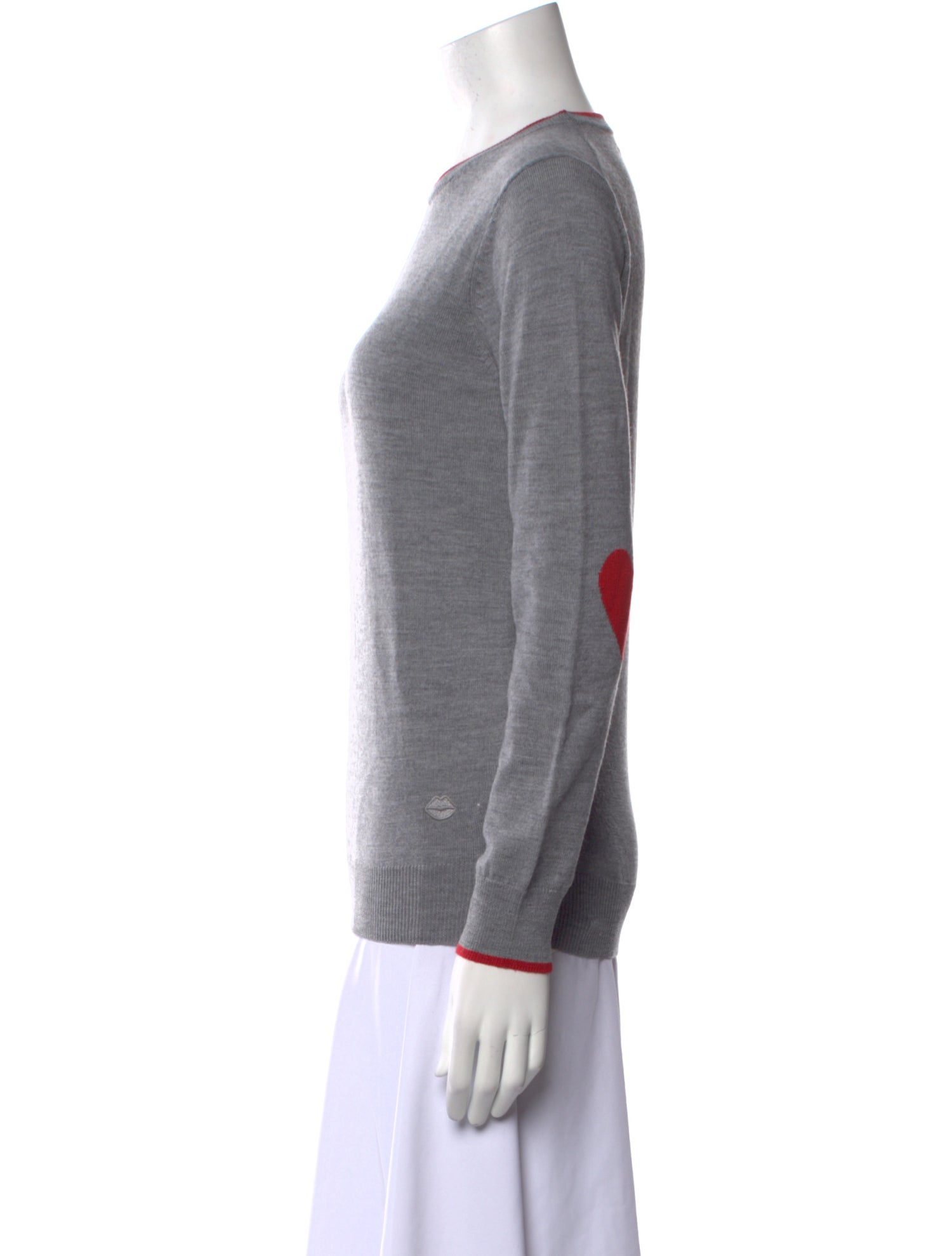 Markus Lupfer Merino Wool Graphic Print Sweater