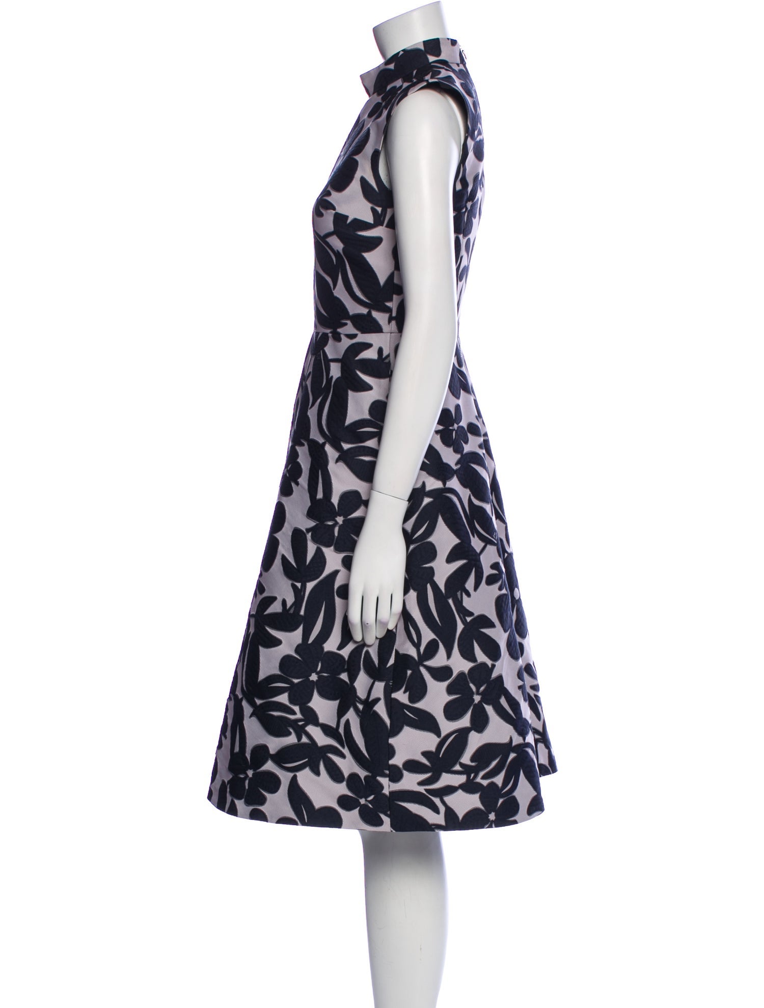 Markus Lupfer Linen Knee-Length Dress