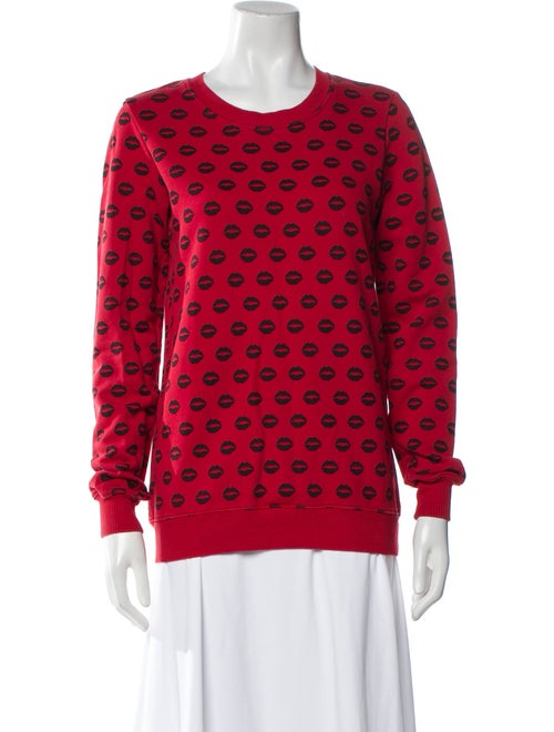 Markus Lupfer Printed Crew Neck Sweatshirt