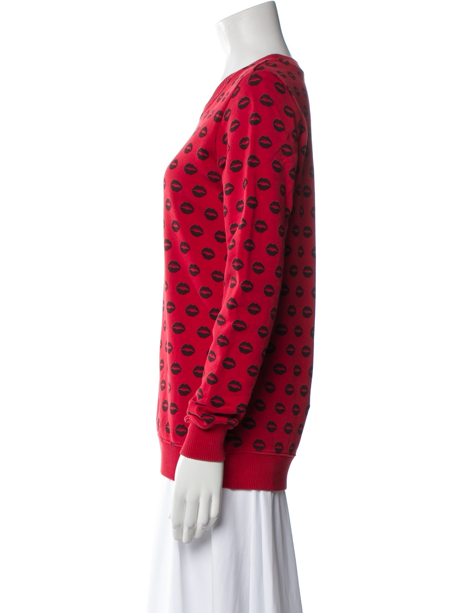 Markus Lupfer Printed Crew Neck Sweatshirt