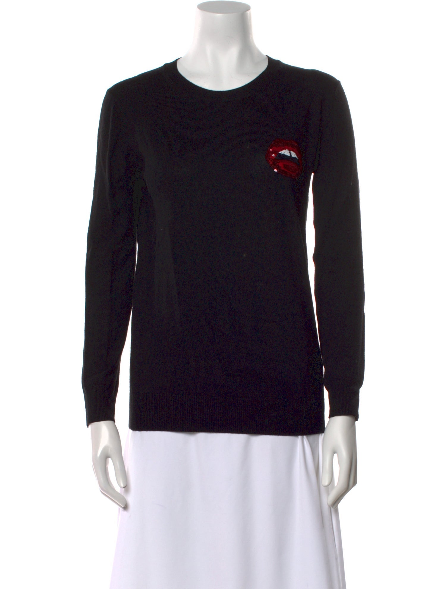 Markus Lupfer Merino Wool Scoop Neck Sweater