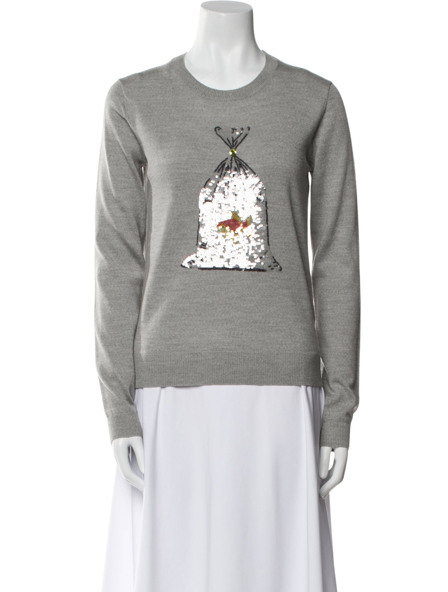Markus Lupfer Graphic Print Crew Neck Sweatshirt
