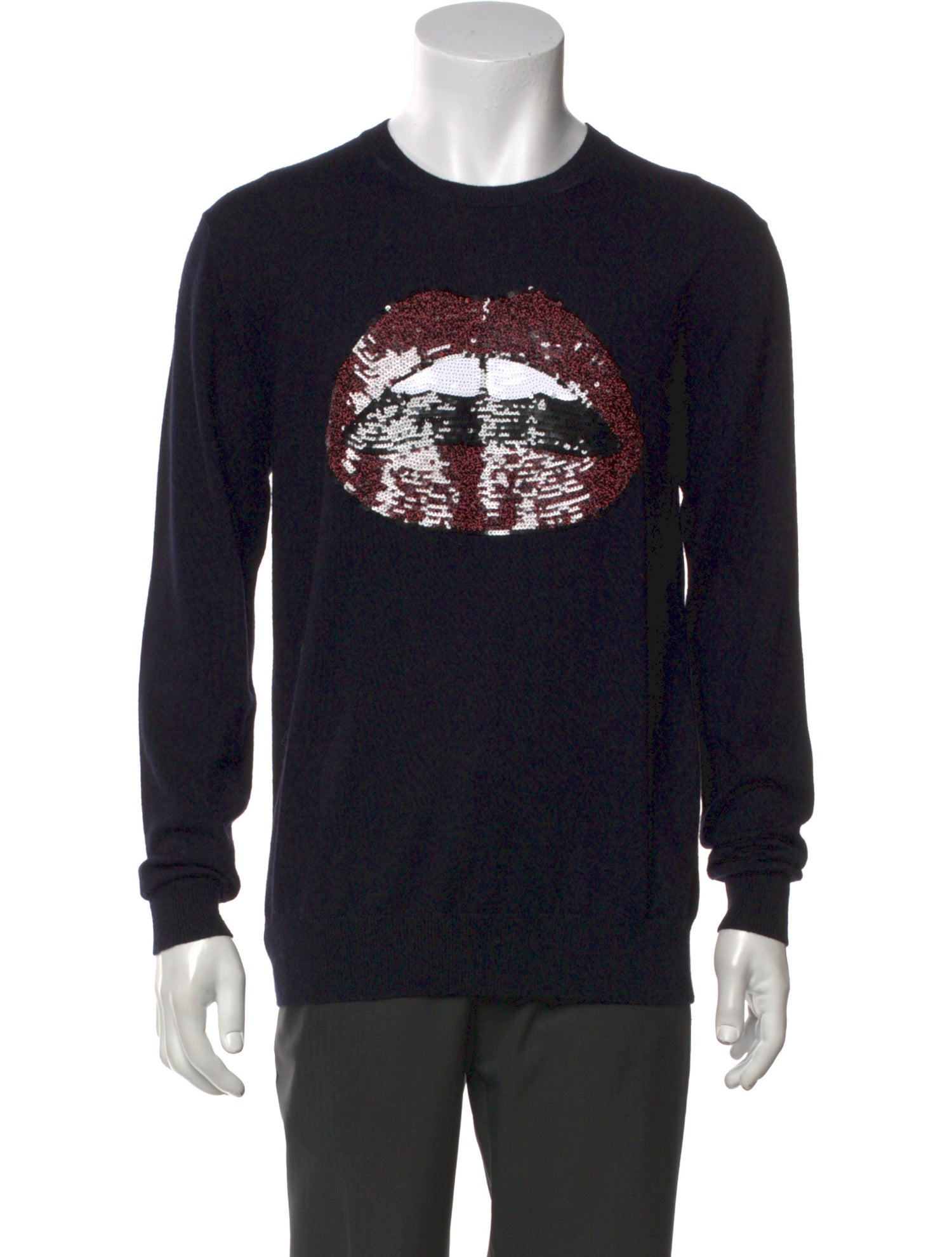 Markus Lupfer Merino Wool Graphic Print Pullover