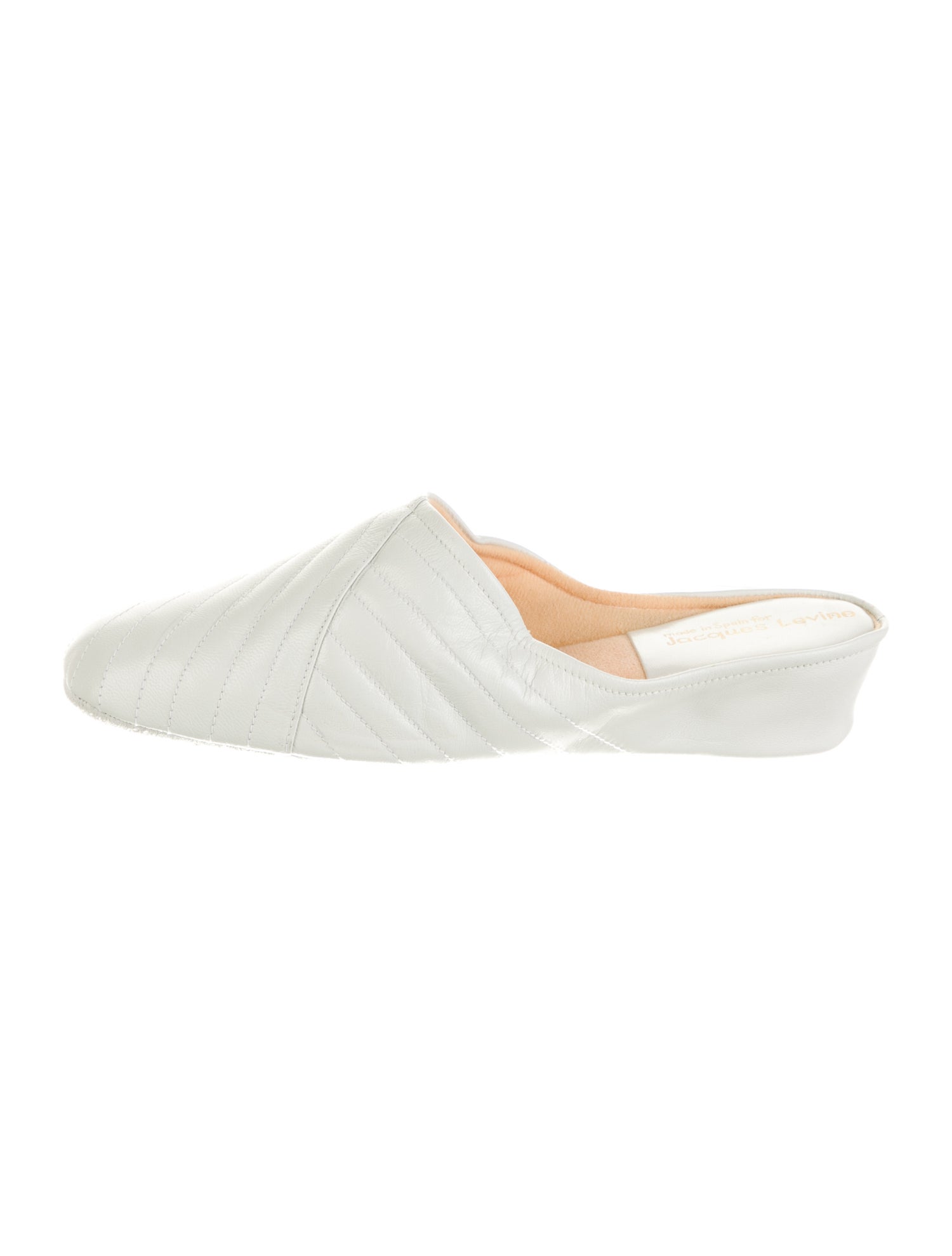 Jacques Levine Leather Mules