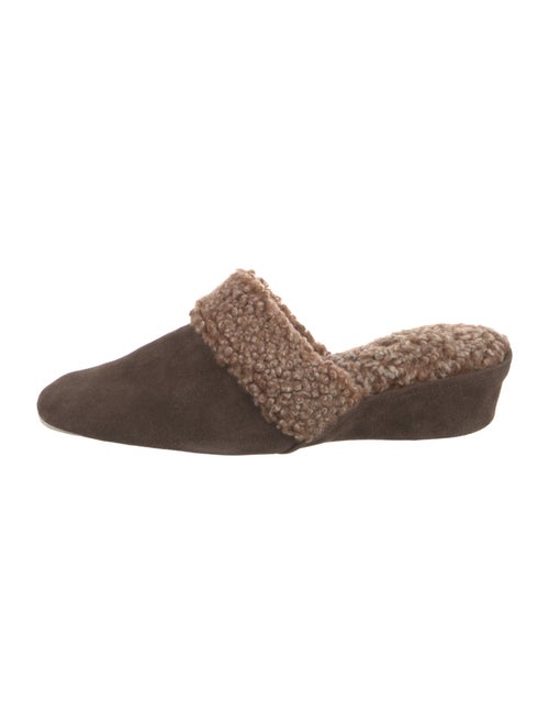 Jacques Levine Suede Mules