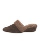 Jacques Levine Suede Mules