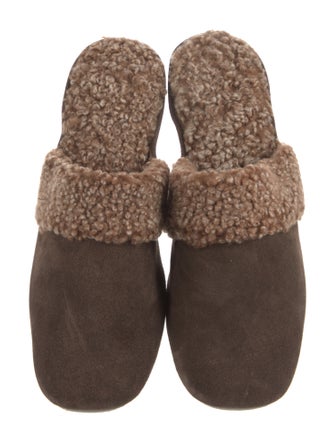 Jacques Levine Suede Mules