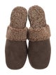 Jacques Levine Suede Mules