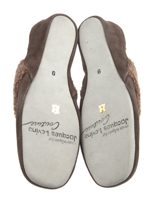 Jacques Levine Suede Mules