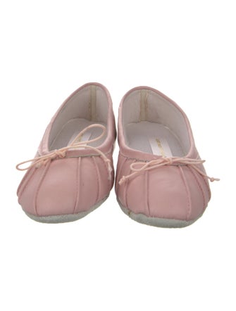 Jacques Levine Leather Ballet Flats