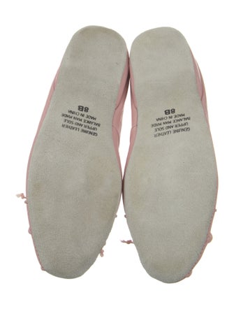 Jacques Levine Leather Ballet Flats