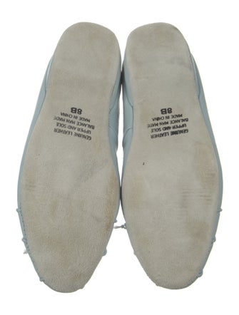 Jacques Levine Leather Ballet Flats