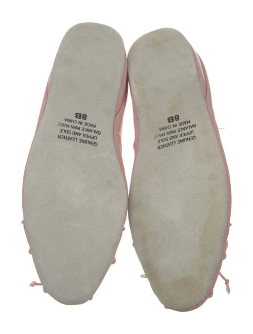 Jacques Levine Leather Ballet Flats