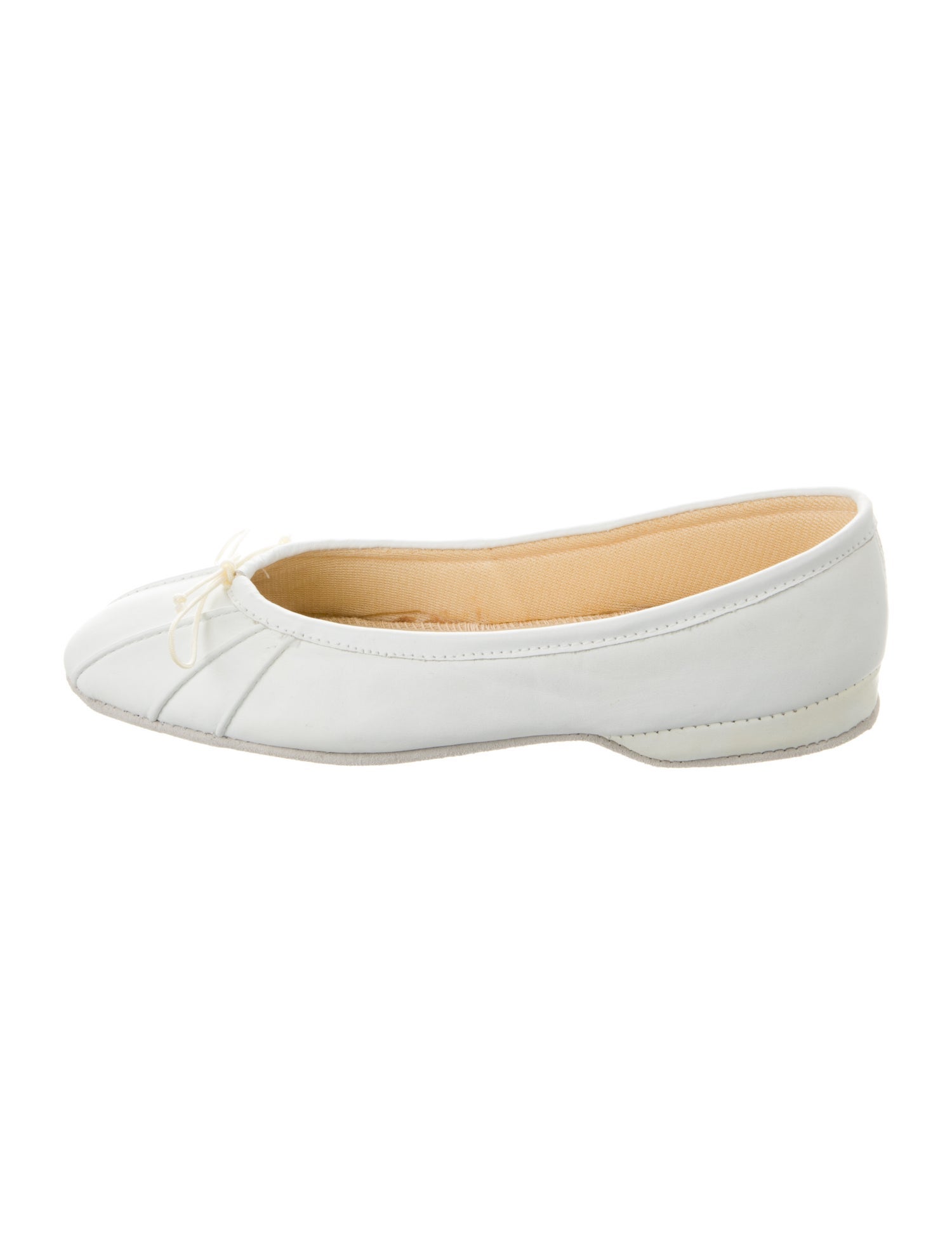 Jacques Levine Leather Ballet Flats