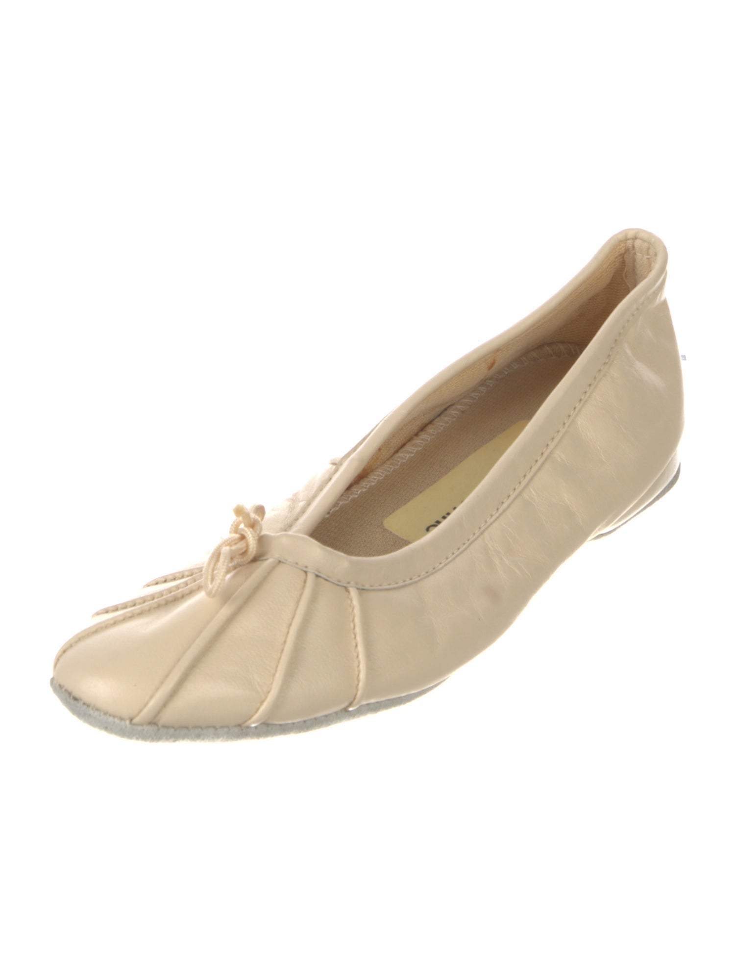 Jacques Levine Leather Ballet Flats