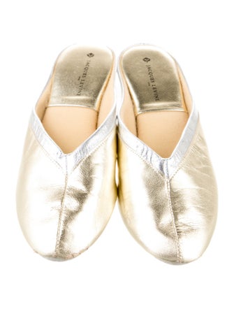 Jacques Levine Leather Mules