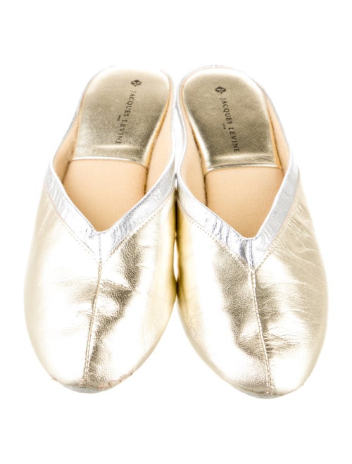 Jacques Levine Leather Mules