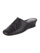 Jacques Levine Leather Mules