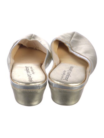 Jacques Levine Leather Mules