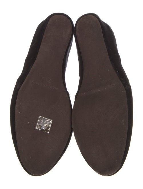 Jacques Levine Velvet Embroidered Accent Mules