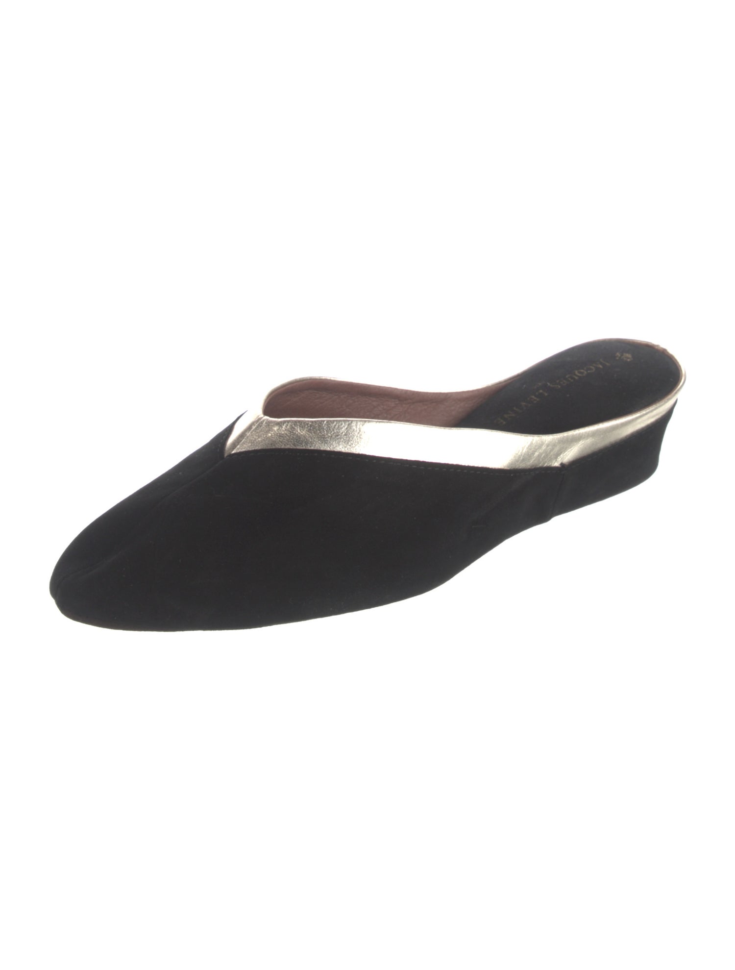 Jacques Levine Suede Mules