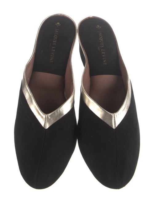 Jacques Levine Suede Mules