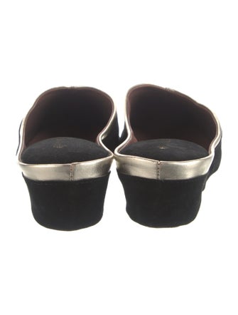 Jacques Levine Suede Mules