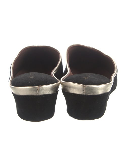Jacques Levine Suede Mules