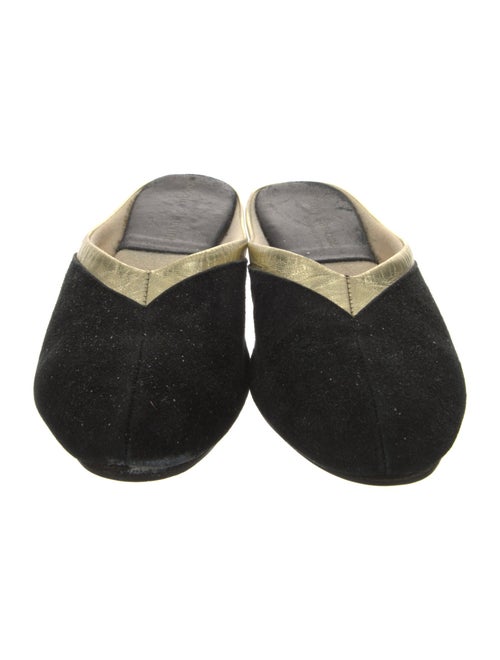 Jacques Levine Suede Mules