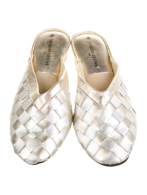 Jacques Levine Leather Mules
