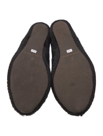 Jacques Levine Velvet Mules