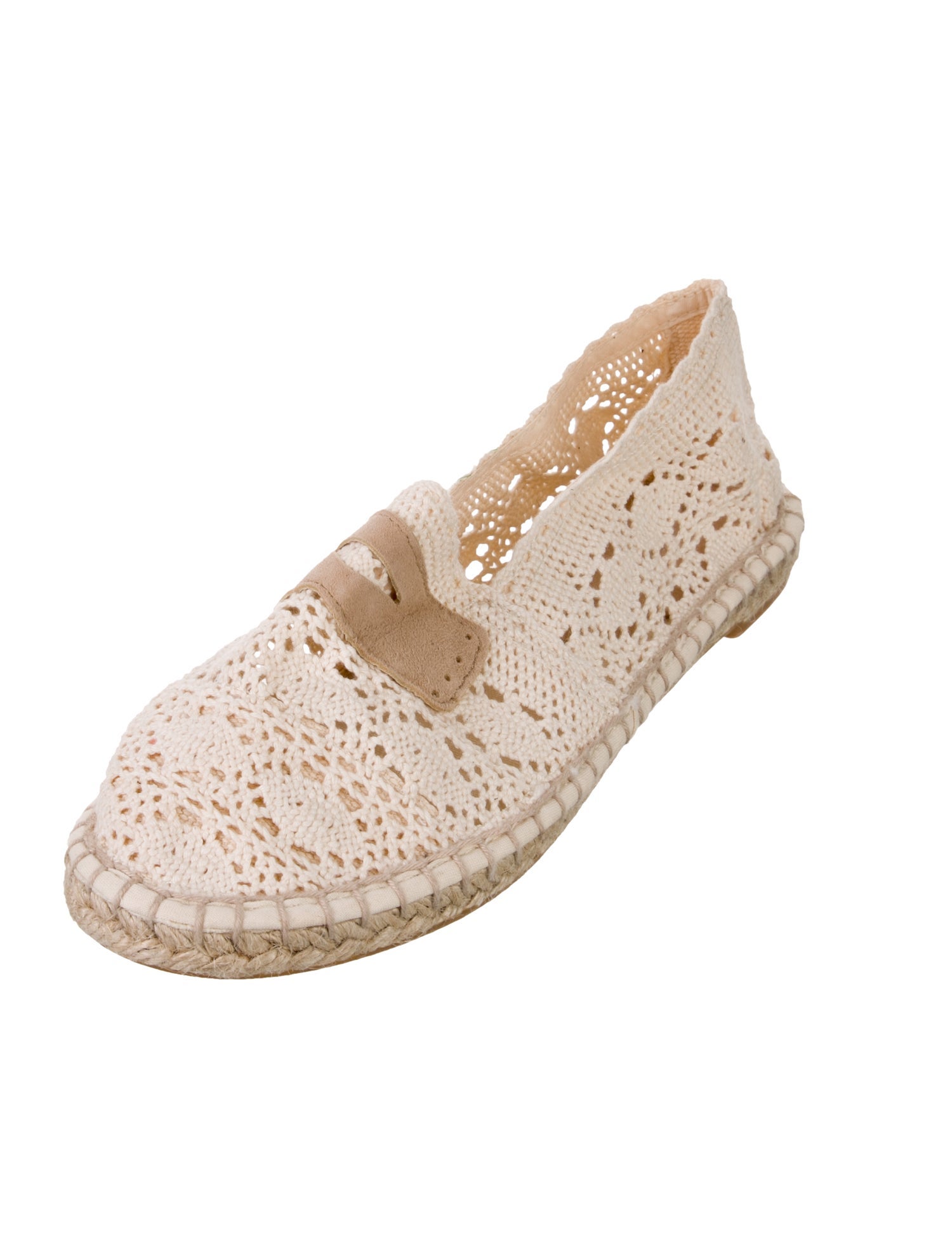 Jacques Levine Lace Pattern Espadrilles