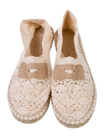 Jacques Levine Lace Pattern Espadrilles