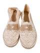 Jacques Levine Lace Pattern Espadrilles