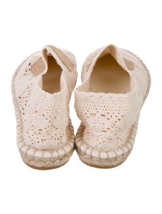 Jacques Levine Lace Pattern Espadrilles