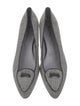 Jacques Levine Canvas Houndstooth Print Flats