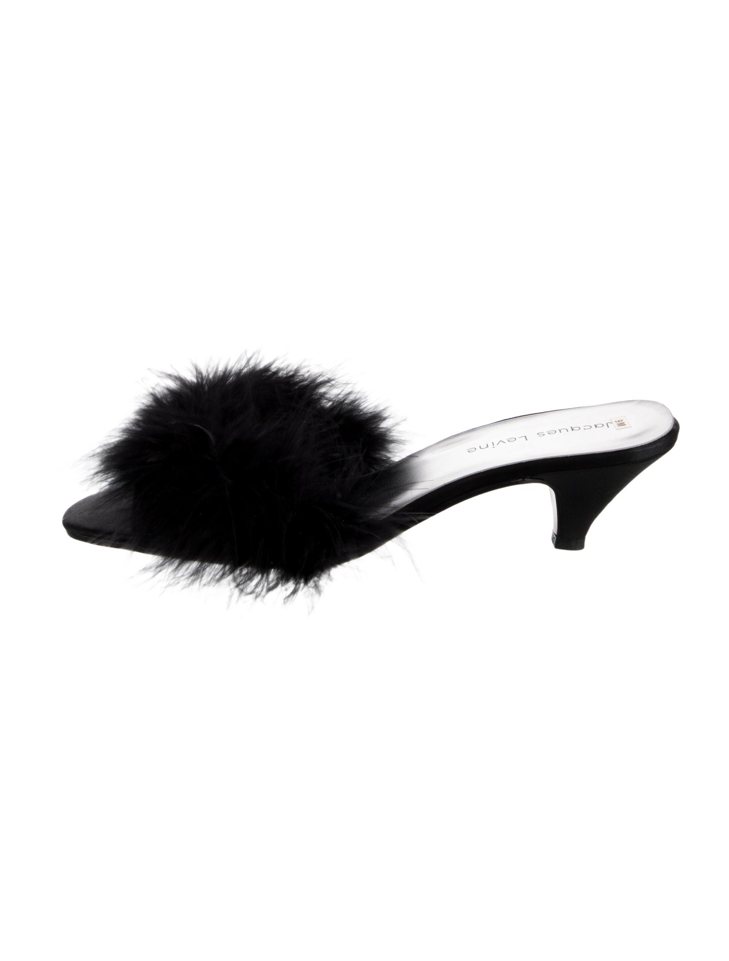 Jacques Levine Satin Slides