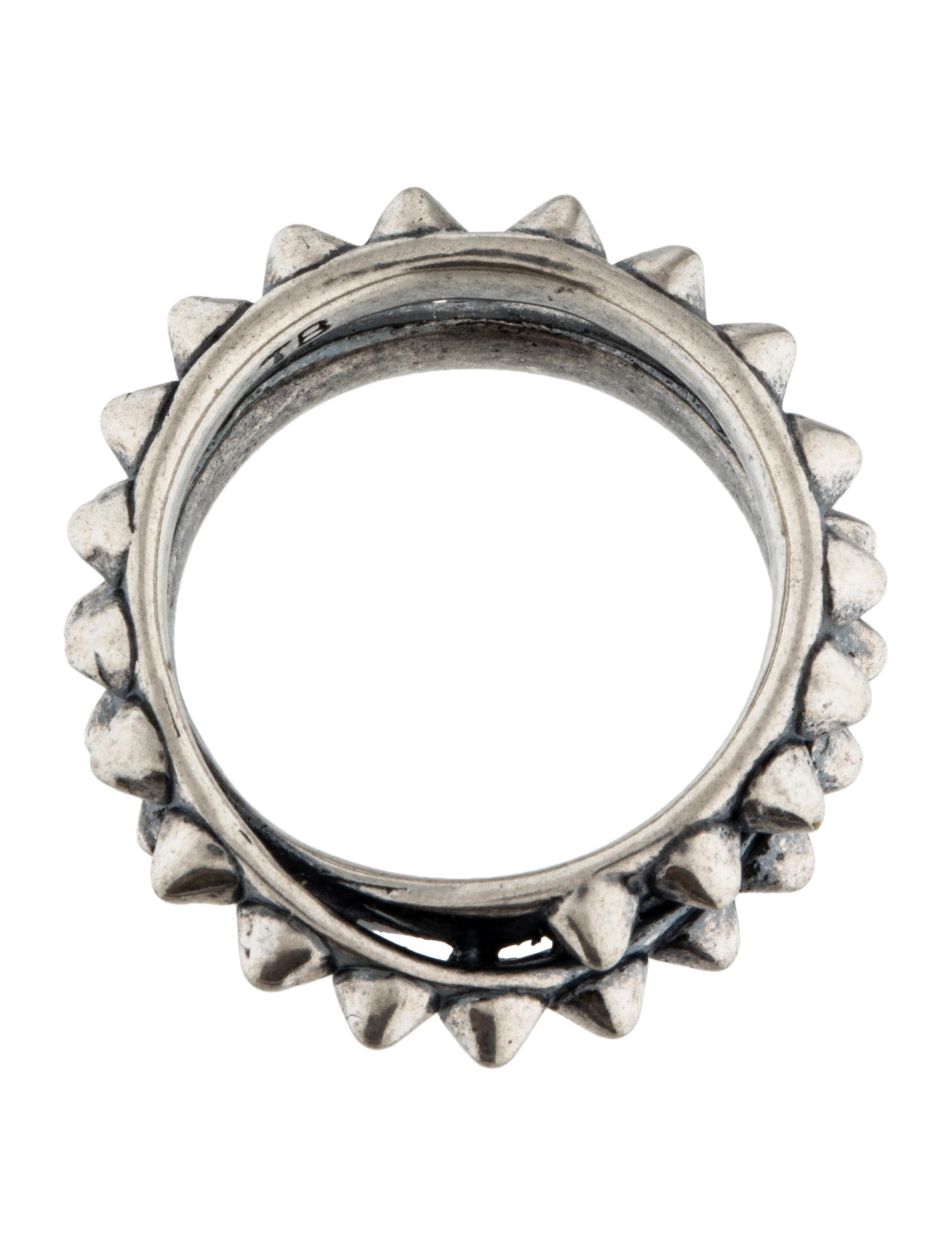 Tom Binns Studded Spike Ring Rings W4T20513 The RealReal