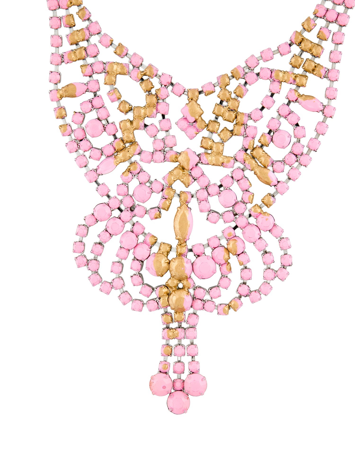 Tom Binns Crystal Collar Necklace