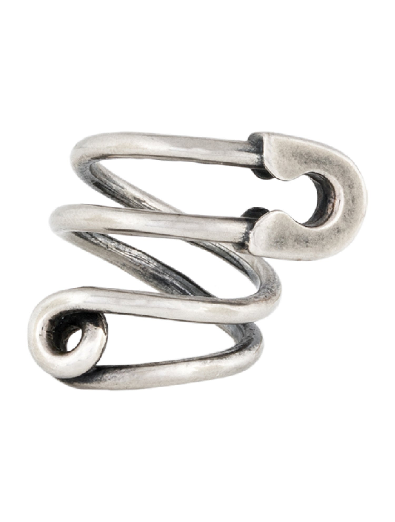 Tom Binns Safety Pin Cocktail Ring