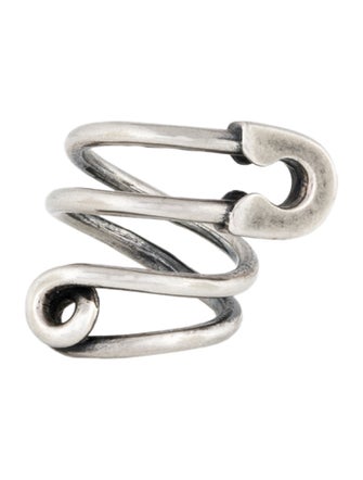 Tom Binns Safety Pin Cocktail Ring