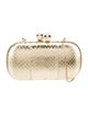 Serpui Marie Embossed Leather Clutch Bag