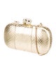 Serpui Marie Embossed Leather Clutch Bag