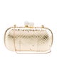 Serpui Marie Embossed Leather Clutch Bag