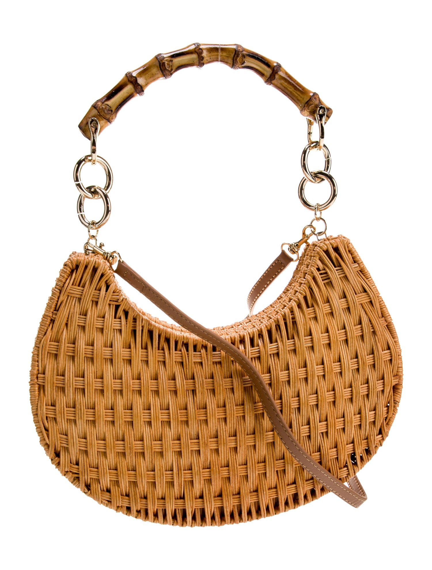 Serpui Marie Wicker Top Handle Bag w/ Tags