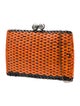 Serpui Marie Rattan Clutch