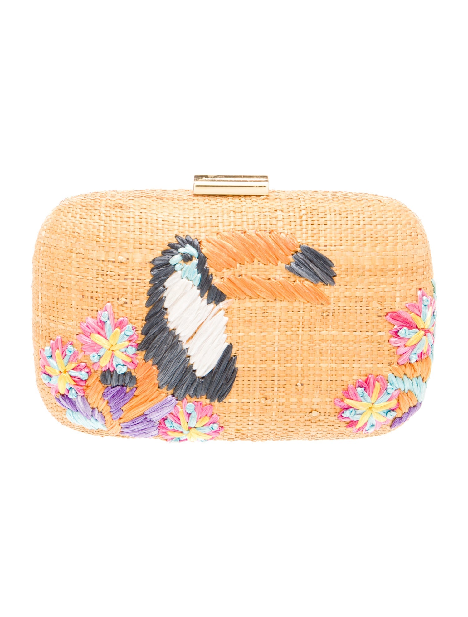 Serpui Marie Raffia Minaudière